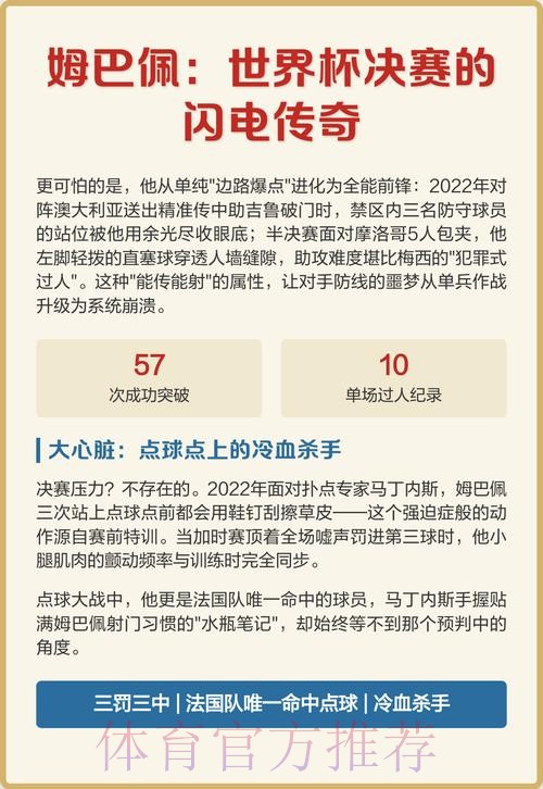 本届世界杯克罗地亚姆巴佩焦点对决全面分析